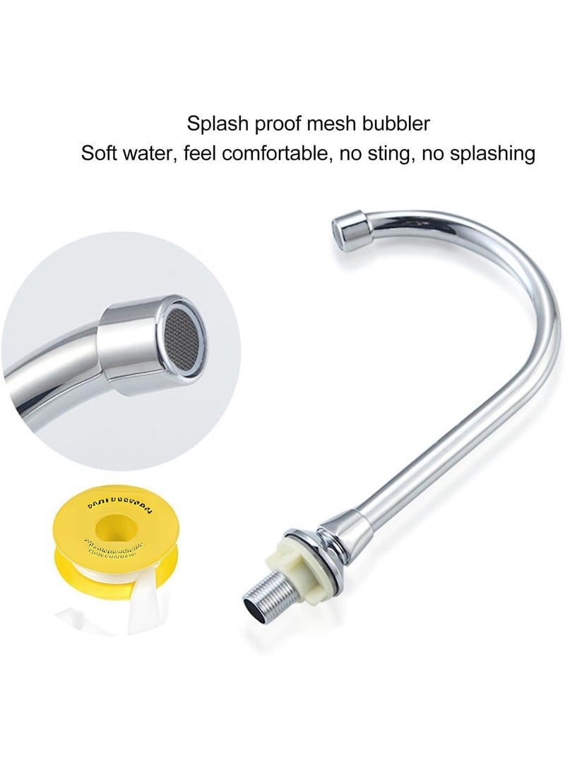 Biella Pedestal Hands Free Foot Pedal Faucet Set Floor Mount Foot Control Tap Single Pedal Switch Valve Stainless Steel Foot Operated Tap for Bathrooms, Kitchen,Salons, Clinics & Labs - Image 4