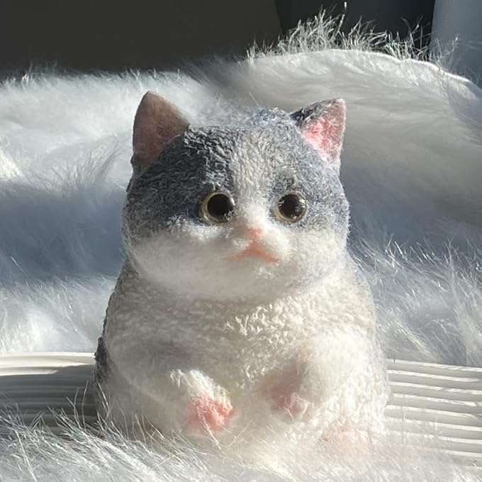 Fejytor Big Taba Squishy Cat, Handmade Large Cat Taba Toys, Stress Relief, Funny, Cute Soft Squishy Stress Toy Gifts. (X) - Image 1