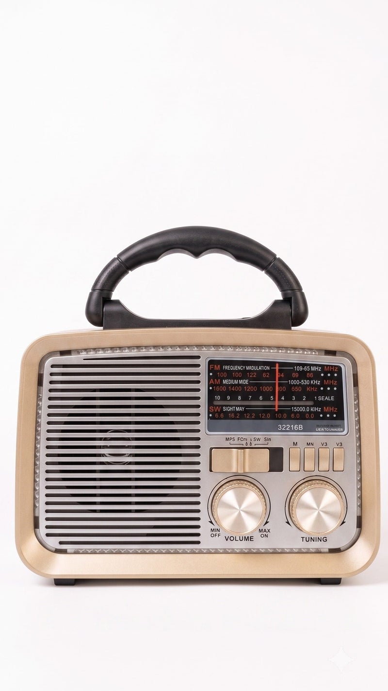 HI-FI RADIO FM/AM/SW 3 BAND RADIO USB/TF/BT PLAYER - Image 1