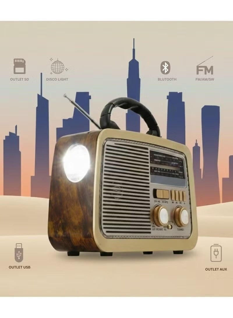 HI-FI RADIO FM/AM/SW 3 BAND RADIO USB/TF/BT PLAYER - Image 3