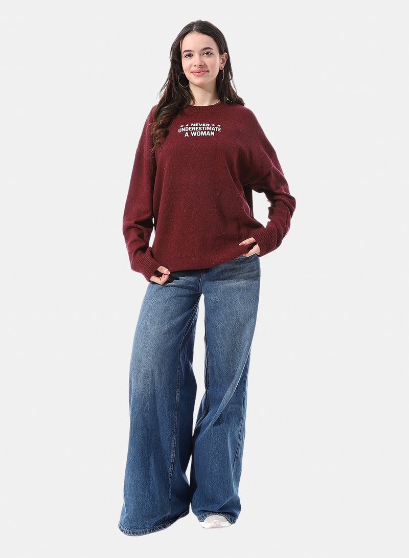 Andora Slip On Pullover With Chest Pattern - Image 5