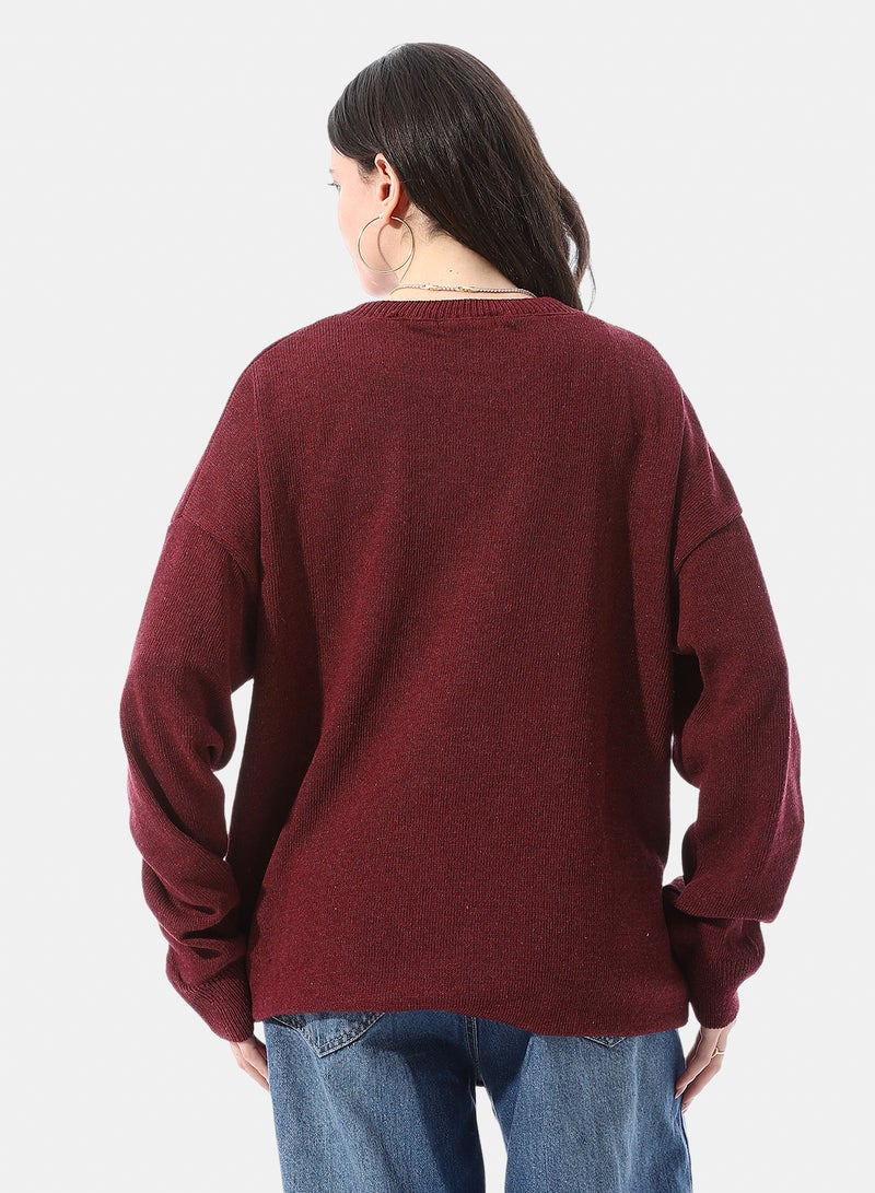 Andora Slip On Pullover With Chest Pattern - Image 3