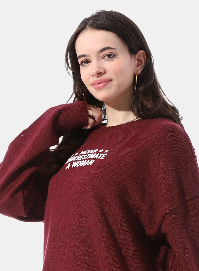 Andora Slip On Pullover With Chest Pattern - Image 4