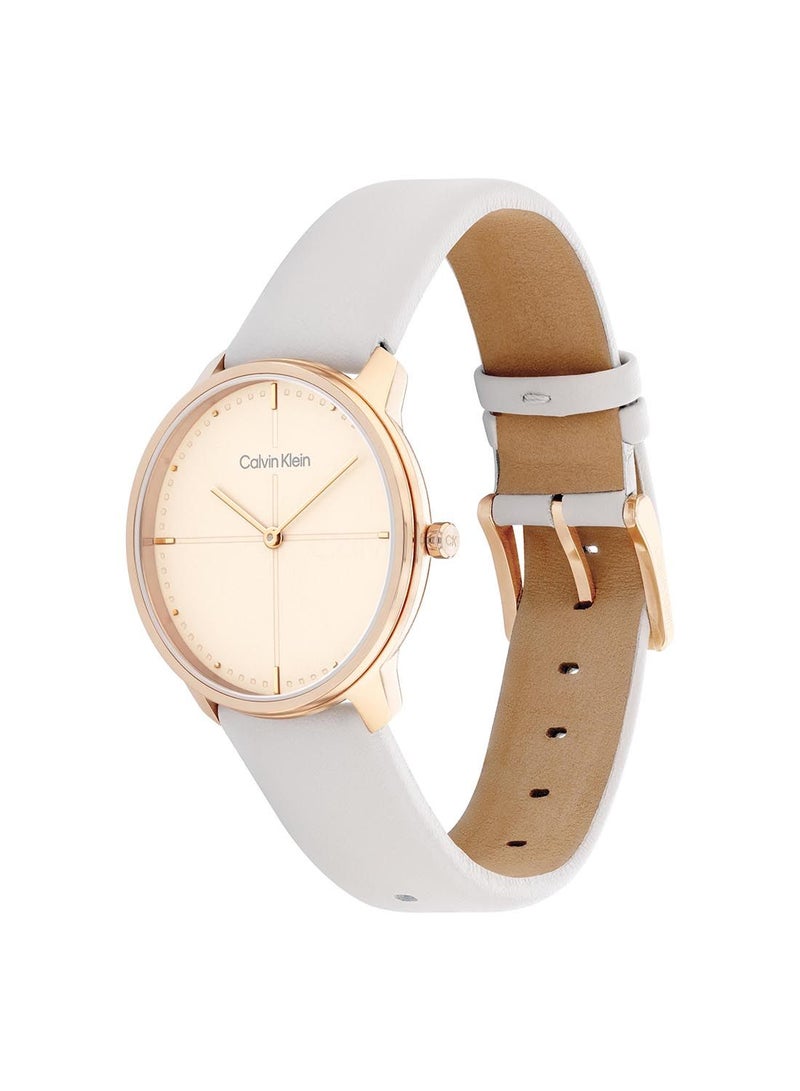 CALVIN KLEIN Iconic Unisex Leather Watch - 25200162 - Image 2