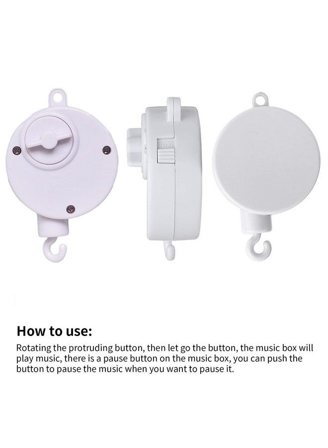 Accfore 23 inches Crib Mobile Arm Nursery Mobile Arm Baby Mobile Hanger,The Claw Part can be Adjusted Width,DIY Toy Decoration,Mobile Arm for Crib(with Music Box) - Image 4