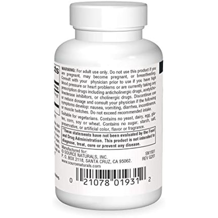 Source Naturals Huperzine A, for Learning & Memory* 200 mcg - 120 Tablets - Image 2