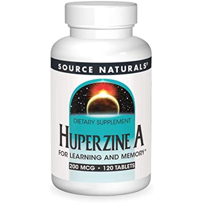 Source Naturals Huperzine A, for Learning & Memory* 200 mcg - 120 Tablets - Image 1