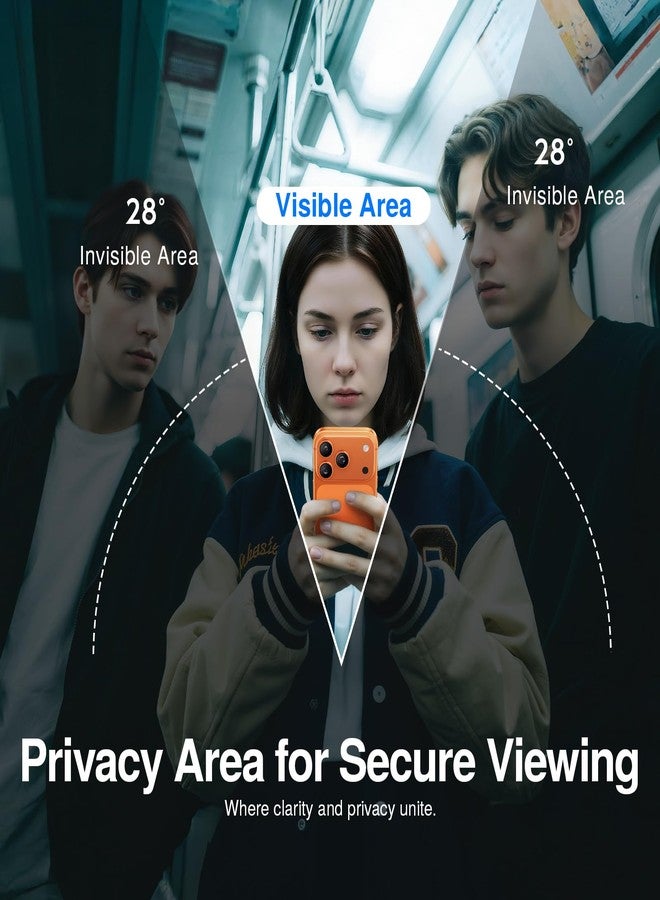 SMARTDEVIL 2 Pack Tempered Glass for iPhone 17 Pro Privacy Screen Protector, Military-Grade Shatterproof Protection, 9H Hardness, Anti-Spy Privacy Film, Fast & Easy Installation, Case Friendly Design - Image 2