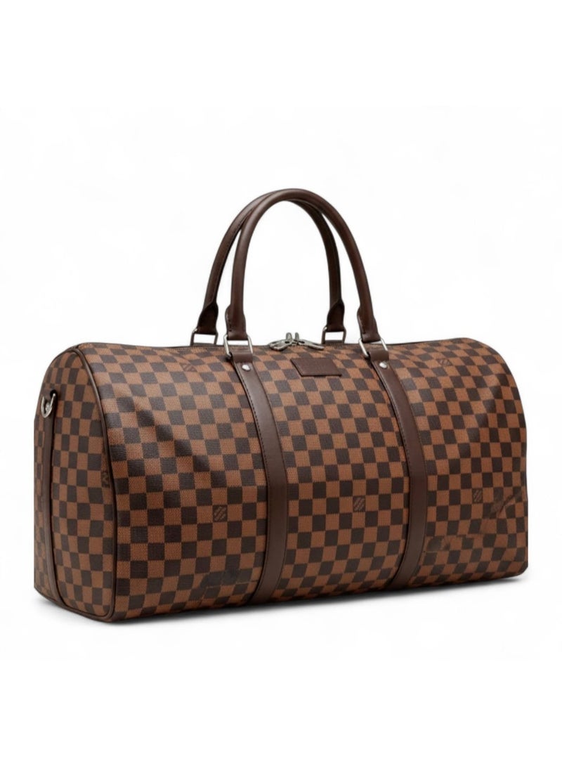 Classic Brown Duffel Bag
