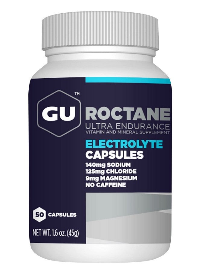 GU Energy Roctane Ultra Endurance Electrolyte Capsules,Informed Choice, Energy for Before, During or After Any Workout, 50-Count Bottle - Image 1