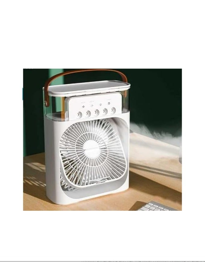 مروحة رذاذ الماء، مروحة تبريد وترطيب سطح المكتب مع رذاذ الماء، مروحة مكتب صغيرة مبردة بالماء للمنزل والمكتب والتخييم - Image 5