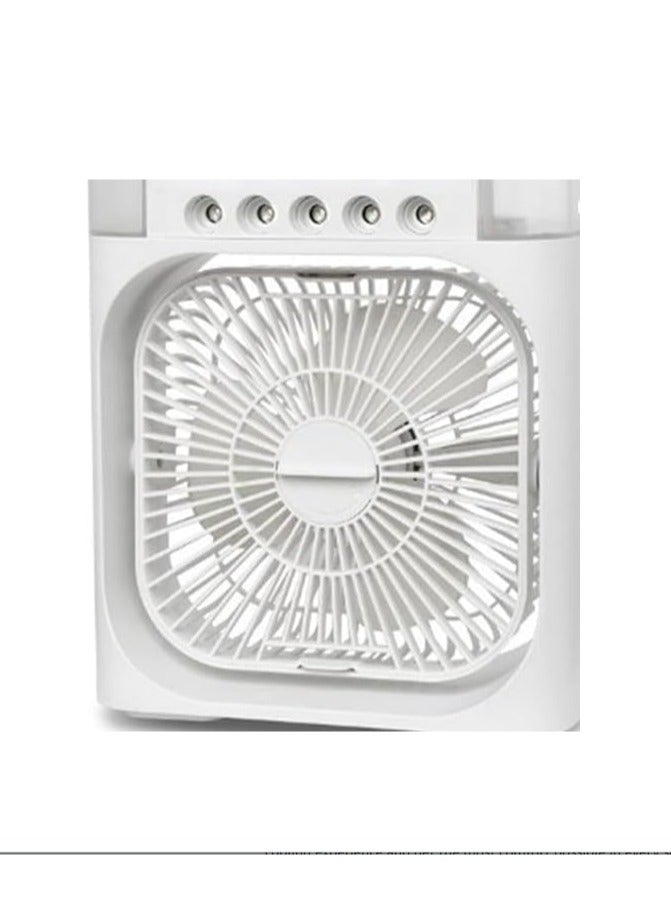 مروحة رذاذ الماء، مروحة تبريد وترطيب سطح المكتب مع رذاذ الماء، مروحة مكتب صغيرة مبردة بالماء للمنزل والمكتب والتخييم - Image 2