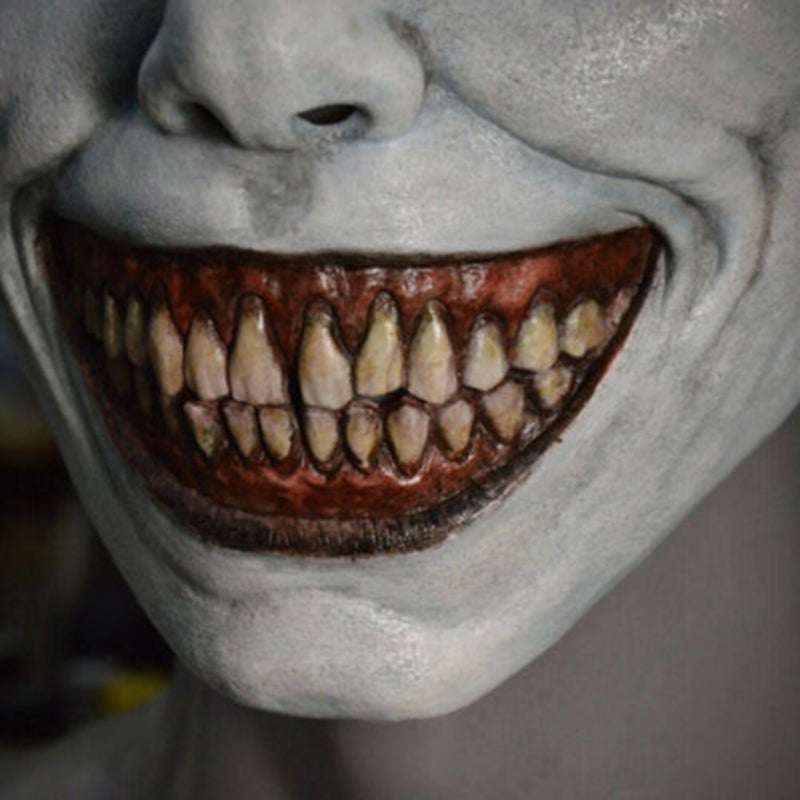 Scary Latex Mask: Fine Quality Non-Harmful Material - Vivid Realistic Look Universal Size Horror Costume for Halloween Masquerade Costume Parties Carnival - Image 4