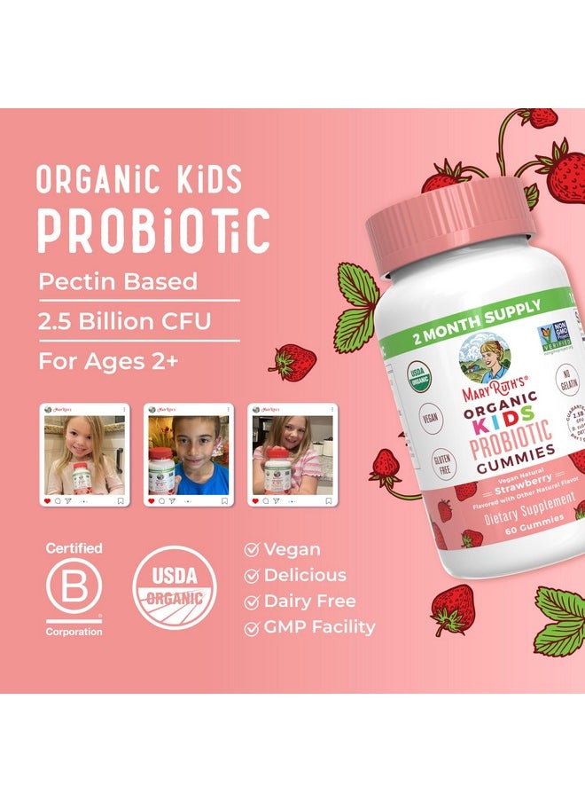 Kids Probiotics for Digestive Health | USDA Organic Probiotic Gummies | 2 Month Supply | Probiotics for Kids | Immune Support | Gut Health Supplement | Vegan | Non-GMO | Gluten Free | 60 Count - pzsku/Z944F5ED0CC6AB1A8FA5AZ/45/_/1735907572/77a31329-c2e4-45d9-a701-bb7c7e2fc82c