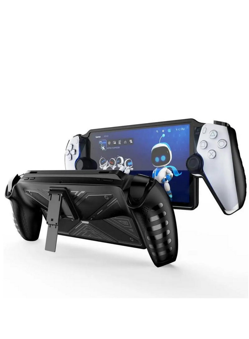 TPU Case With Holder For Sony PlayStation Portal Transparent Protection Cover Dustproof Comfortable Case - Image 1