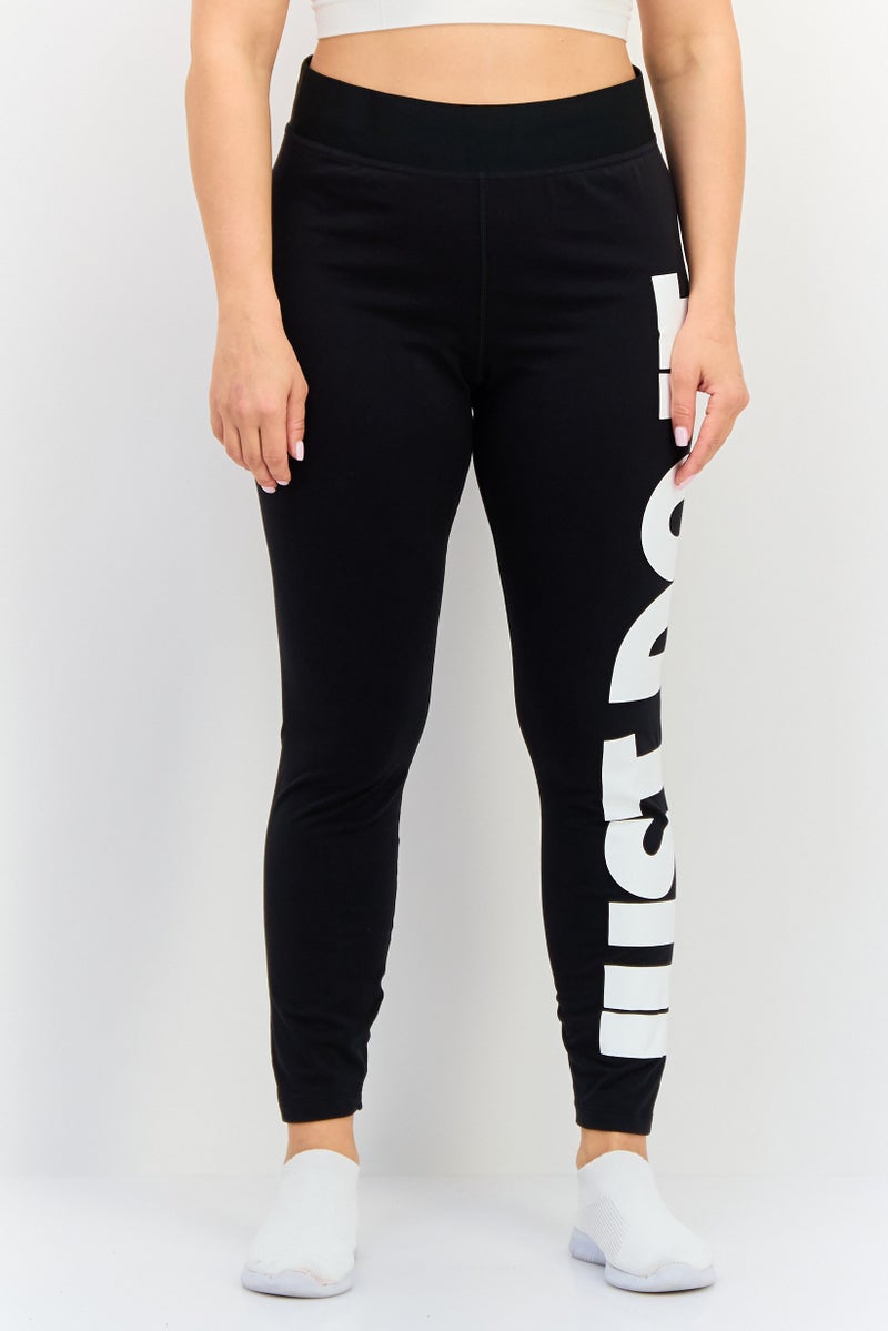 Nike  leggings تدريب ضيقة للنساء، سوداء - Image 3