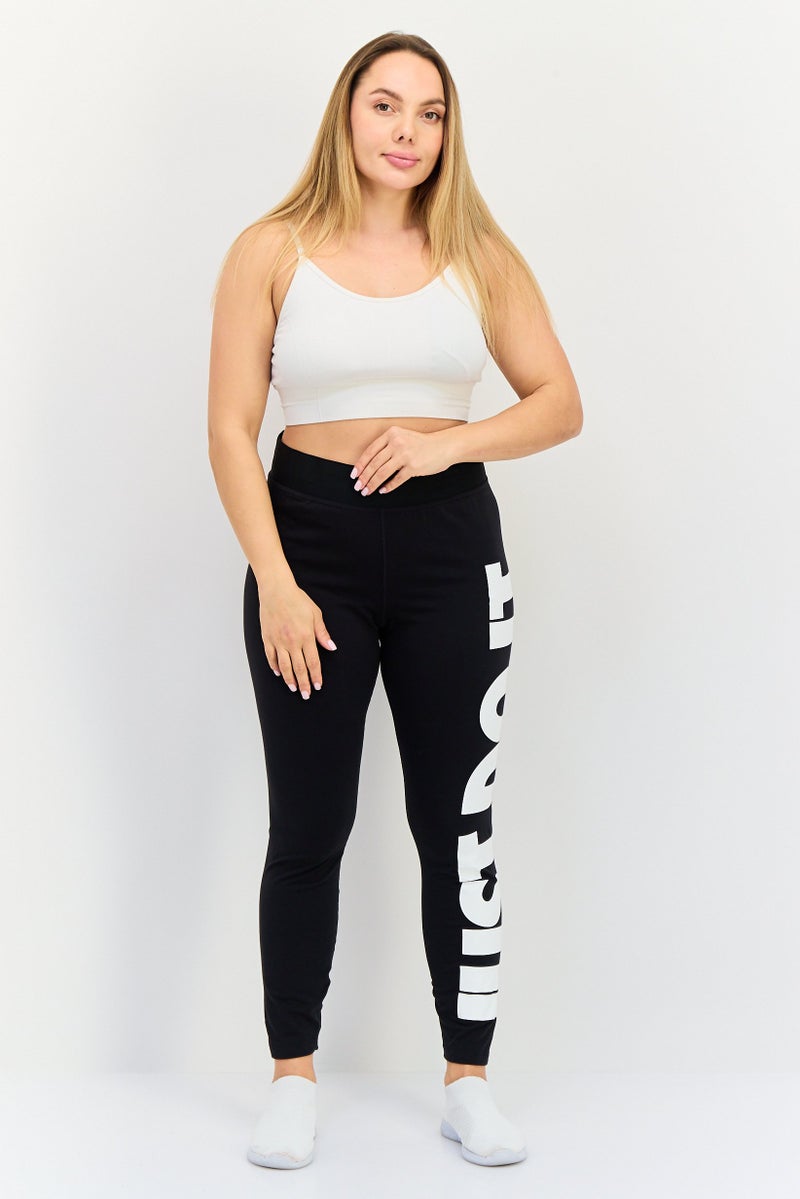 Nike  leggings تدريب ضيقة للنساء، سوداء - Image 4