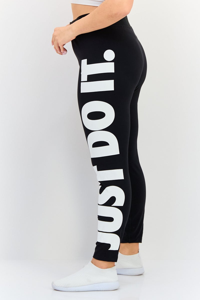 Nike  leggings تدريب ضيقة للنساء، سوداء - Image 2