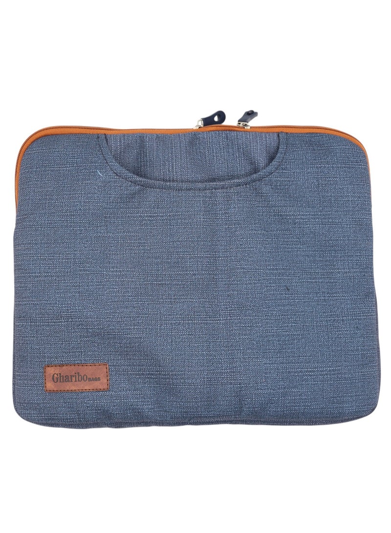 Gharibo Bags Slim Laptop bag model 3 - 14 Inch - Jeans - Image 2