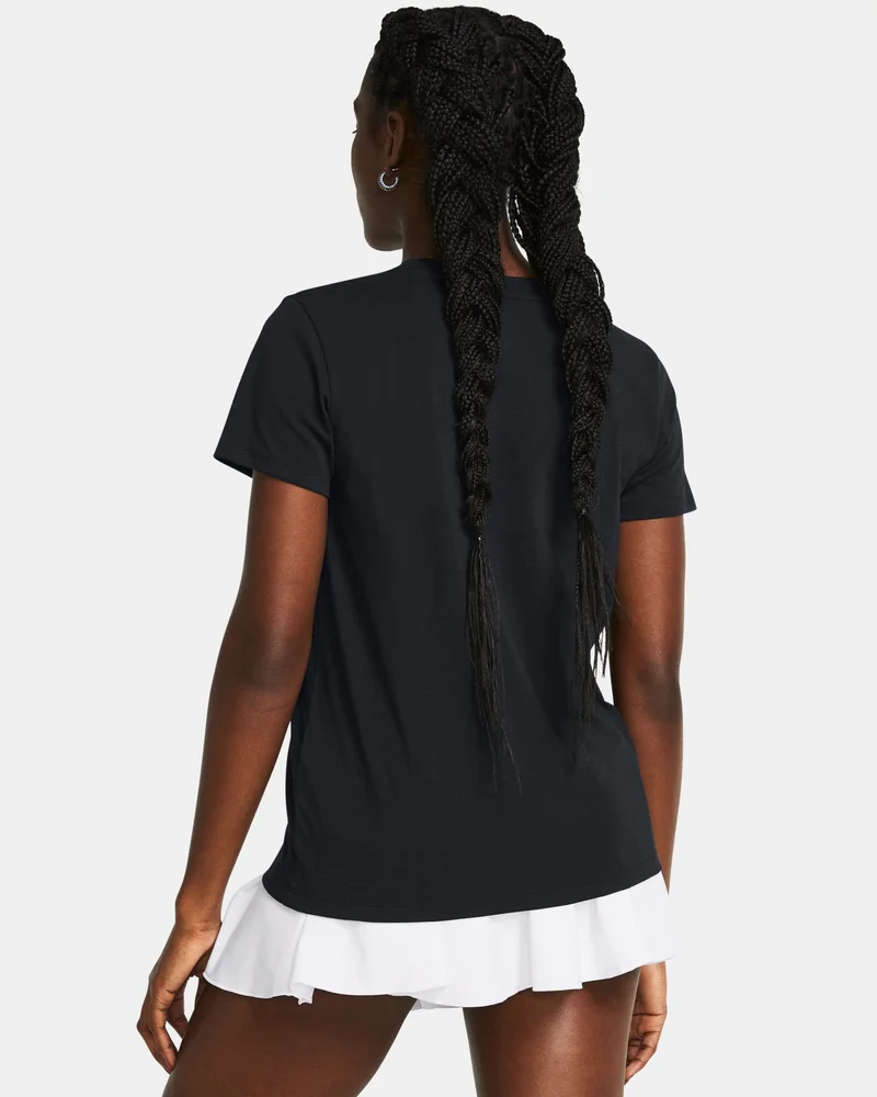 UNDER ARMOUR Black Women's Rival Core T-Shirt for Women | Best Price UAE