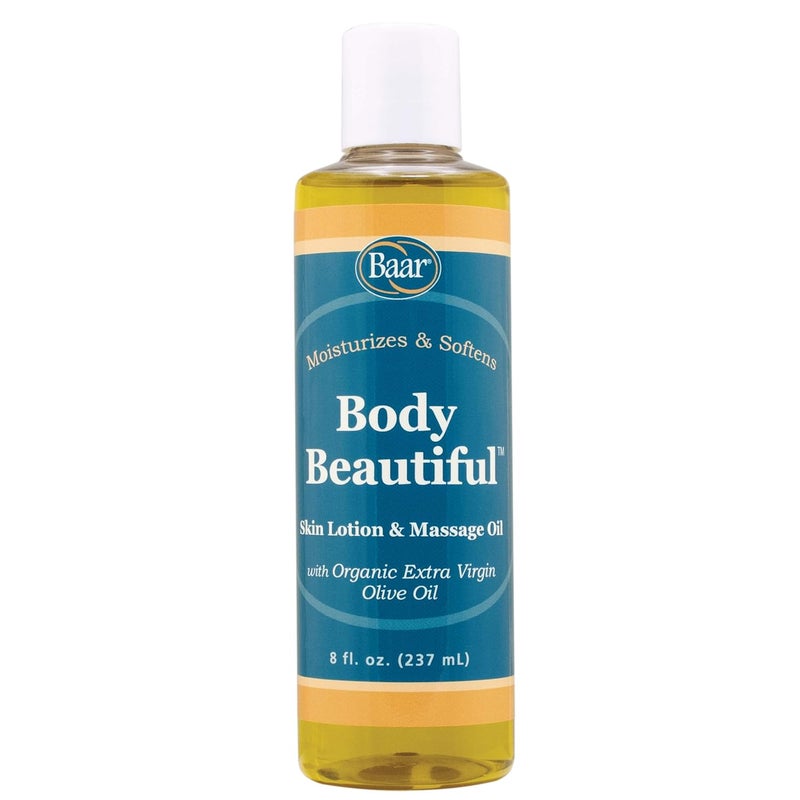 baar Body Beautiful Massage Oil 8 Oz - Image 1