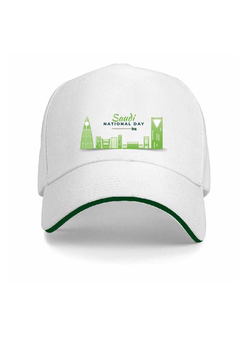 Saudi National Day Baseball Cap for Men and Women with Metal Adjustable Buckle Closure – Perfect for Celebrating National Day – Great Accessory for Sporting Events - Image 4