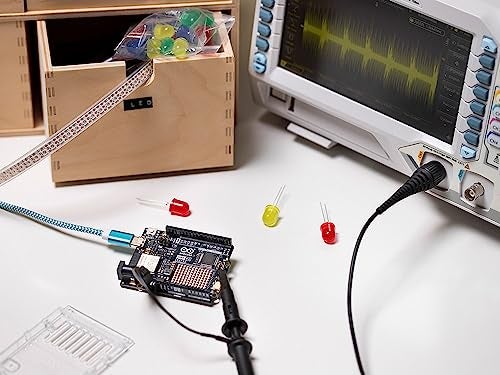 Arduino UNO R4 WiFi [ABX00087] - Renesas RA4M1 + ESP32-S3, Wi-Fi, Bluetooth, USB-C, CAN, 12-bit DAC, OP AMP, Qwiic Connector, 12x8 LED Matrix for Advanced IoT & Embedded Projects - Image 5