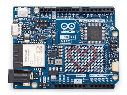 Arduino UNO R4 WiFi [ABX00087] - Renesas RA4M1 + ESP32-S3, Wi-Fi, Bluetooth, USB-C, CAN, 12-bit DAC, OP AMP, Qwiic Connector, 12x8 LED Matrix for Advanced IoT & Embedded Projects - Image 2