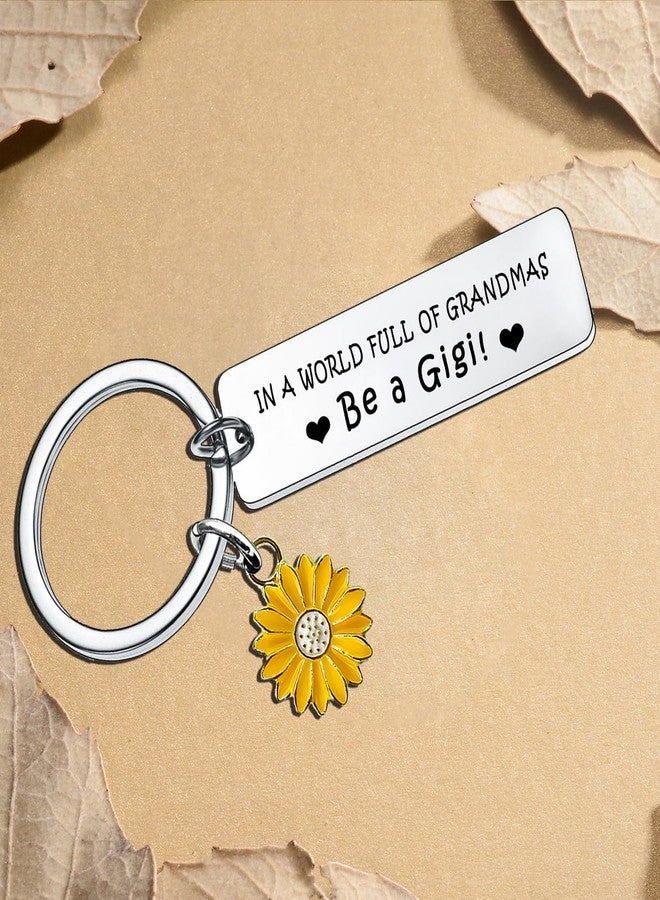Waeceip Funny Gigi Gifts Gigi Keychain For Grandma Christmas Birthday Gifts From Grandkid Mother's Day Gift For Grandma Best Gigis Ever Keychain From Grandson Granddaughter - Image 3