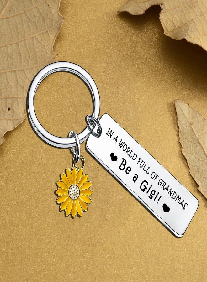 Waeceip Funny Gigi Gifts Gigi Keychain For Grandma Christmas Birthday Gifts From Grandkid Mother's Day Gift For Grandma Best Gigis Ever Keychain From Grandson Granddaughter - Image 2
