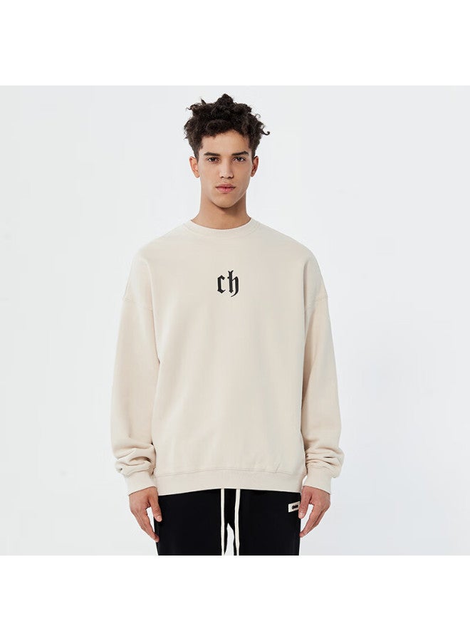 Chinismch Men's Sweatshirt, Spring American High Street Pullover, Couple's Top, Heavyweight Classic Round Neck Sweatshirt, Sc20071016 - Image 2
