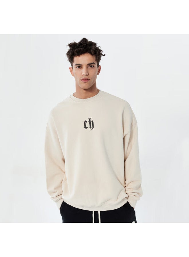 Chinismch Men's Sweatshirt, Spring American High Street Pullover, Couple's Top, Heavyweight Classic Round Neck Sweatshirt, Sc20071016 - Image 1