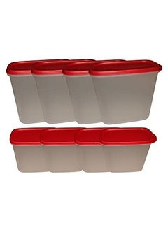 Tupperware Tupperware New Smart Saver Plastic Container Set, 1.7 litres, Set of 9, Multicolour  - Image 2