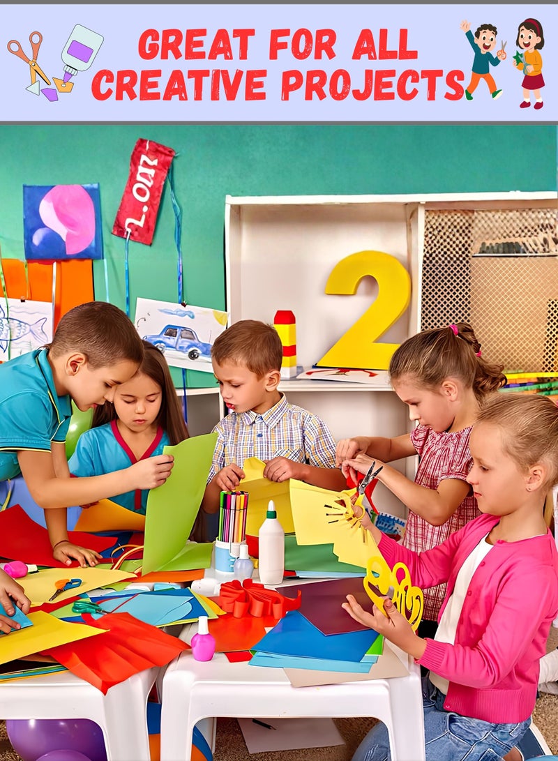 زستو ورق كرتون ملون A4 عدد 150 ورقة – سماكة 180 جم/م²، أوراق ملونة متعددة الألوان عالية الجودة للأعمال الفنية والطباعة، المشاريع المدرسية، قصاصات الورق، صناعة البطاقات، الأشغال اليدوية، والاستخدام المكتبي – ورق مقوى ديكوري للمشاريع الإبداعية - Image 5