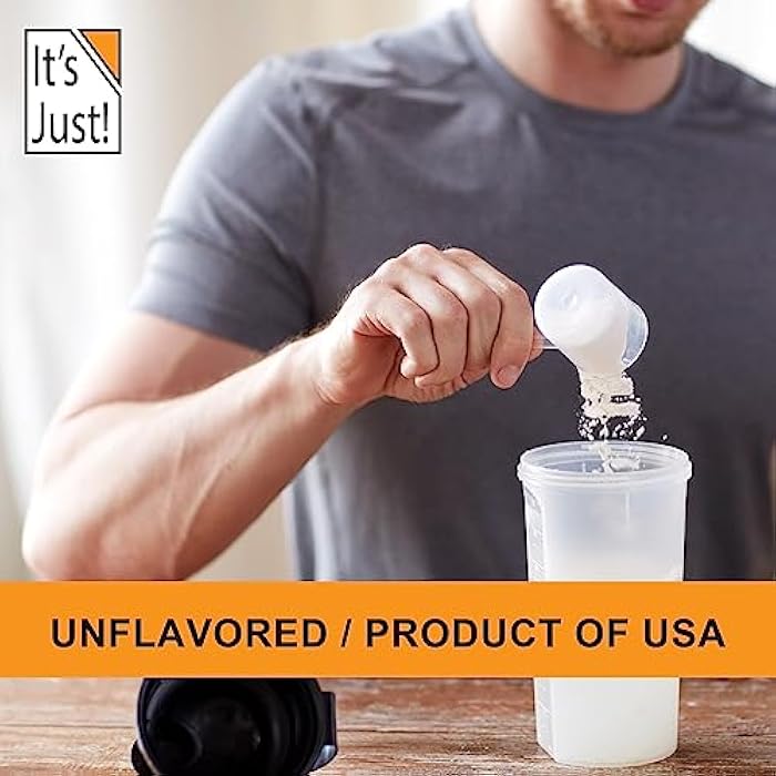 It's Just! - Total Milk Protein Concentrate Powder, Naturally 80% Casein / 20% Whey, rBSH/RBST Hormone Free, No Added Sugar, MPC-85 (1 Pound, Unflavored) - Image 4