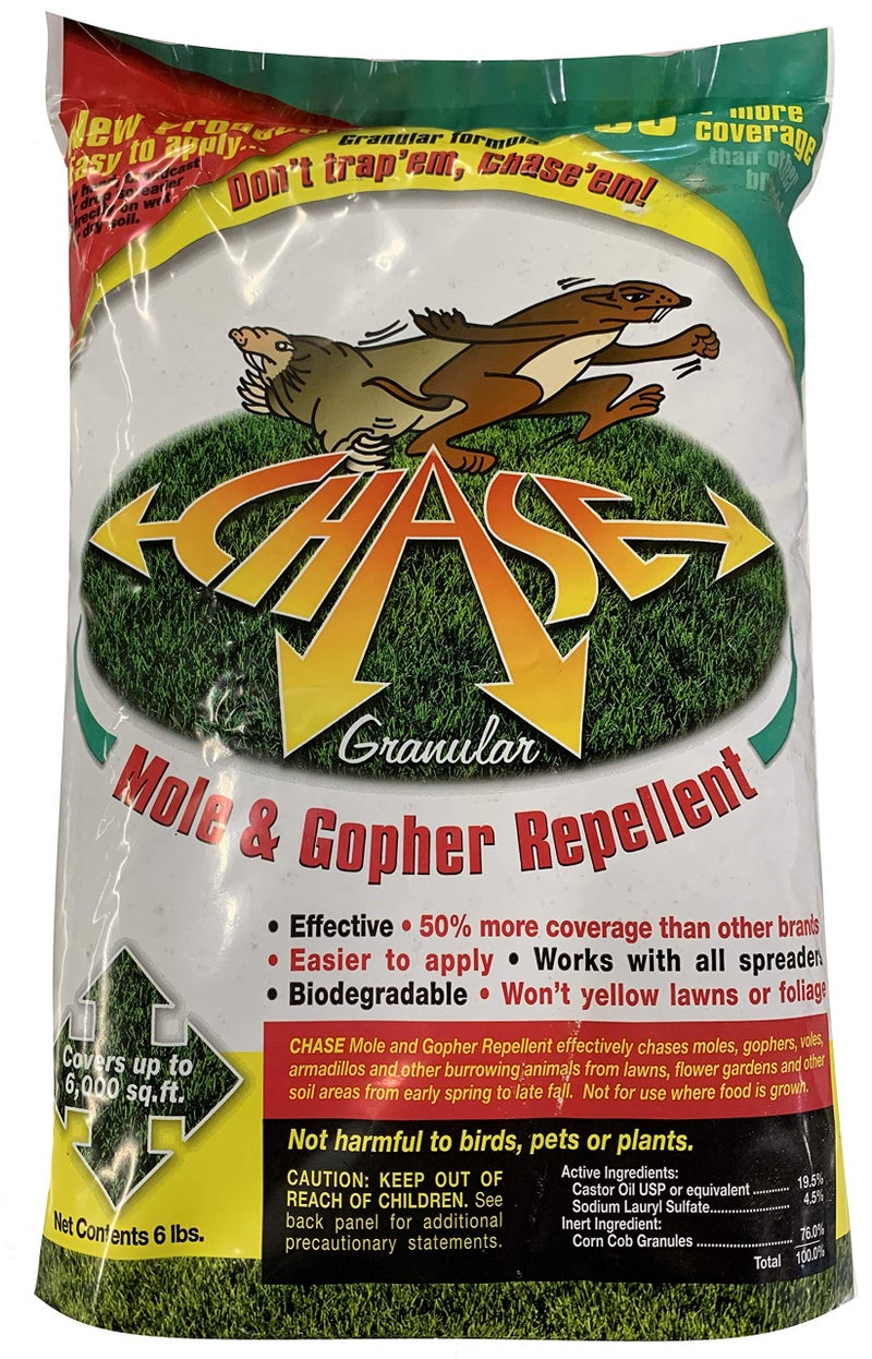 Chase Mole & Gopher Repellant 6 Lbs.