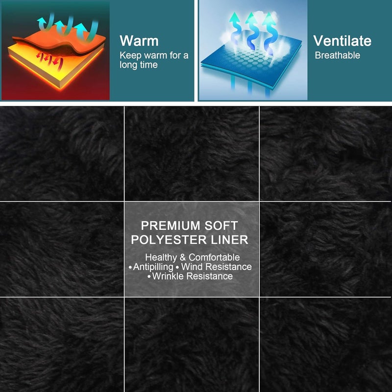 SVPRO Battery Heated Beanie Hat - Rechargeable Warm Winter Cap - Image 4