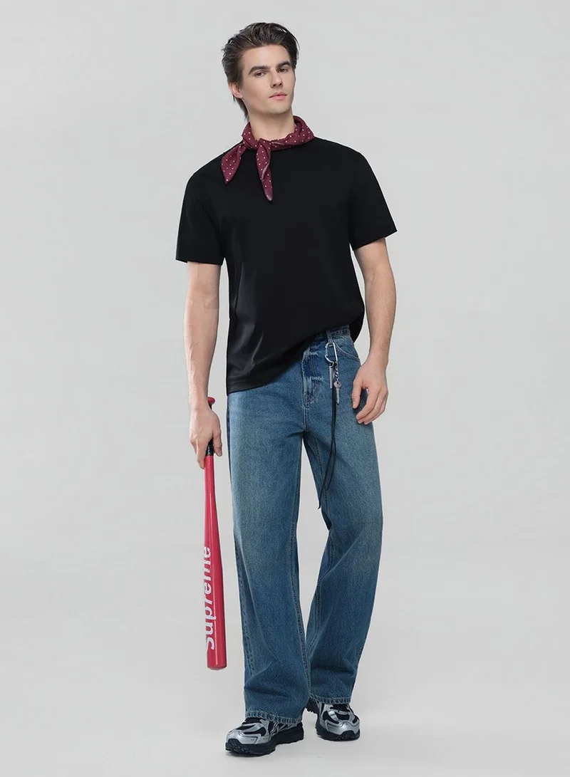 Giordano  Men Regular Interlock Liquid Touch Tee for Men | Best Price UAE