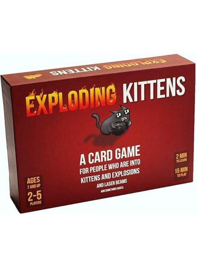لعبة بطاقات القطط المتفجرة - ألعاب حفلات عائلية - Image 1