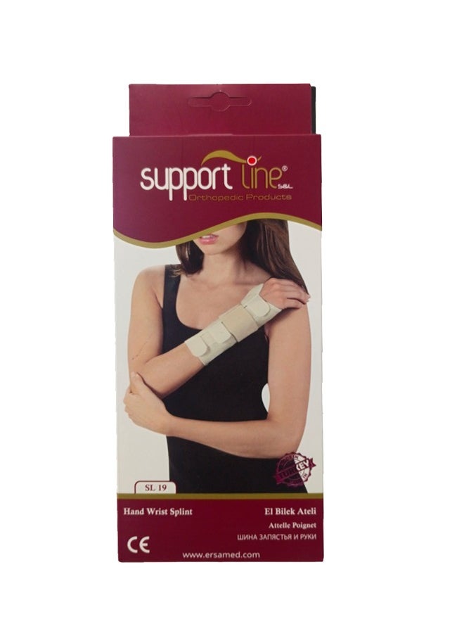 SupportLine ComfortPro Right Hand and Wrist Support Splint SL19 XXL: Enhanced Orthopedic Relief for Maximum Comfort  - Image 1