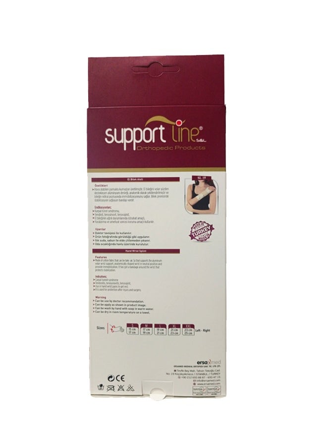 SupportLine ComfortPro Right Hand and Wrist Support Splint SL19 XXL: Enhanced Orthopedic Relief for Maximum Comfort  - Image 2