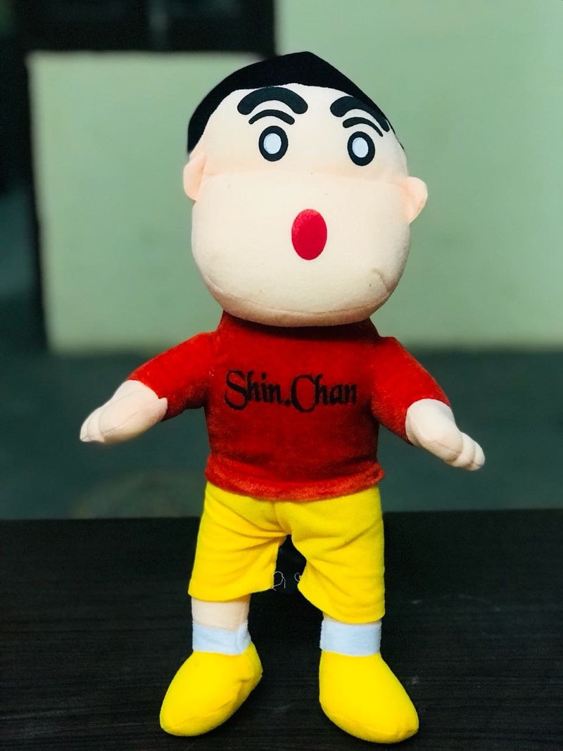 Click4deal Soft Lovable Cute Cartoon Character shin chan (32 cm) (Best for Someone Special) - Image 3