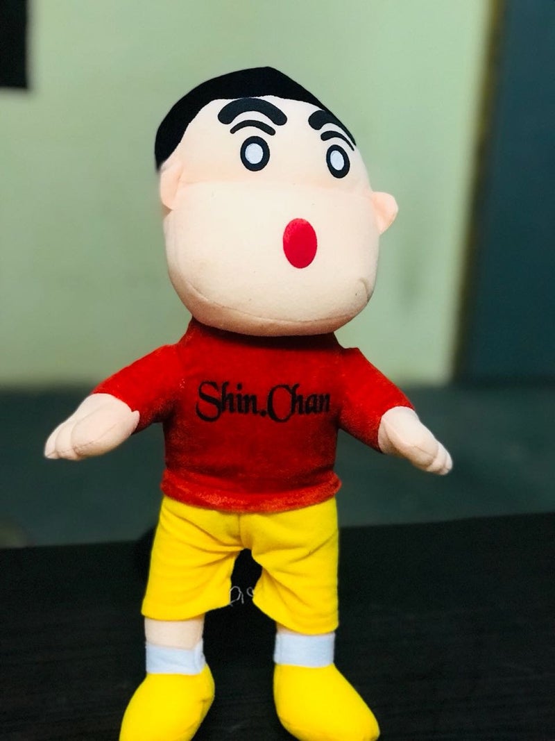 Click4deal Soft Lovable Cute Cartoon Character shin chan (32 cm) (Best for Someone Special) - Image 2
