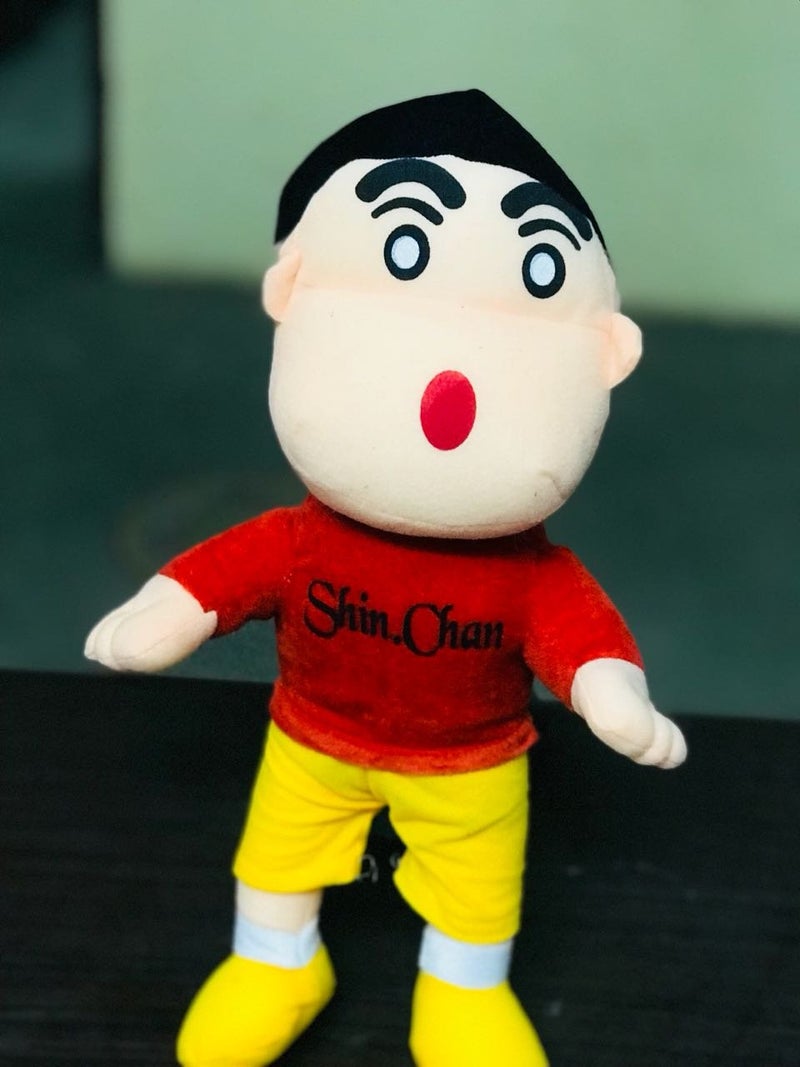Click4deal Soft Lovable Cute Cartoon Character shin chan (32 cm) (Best for Someone Special) - Image 5