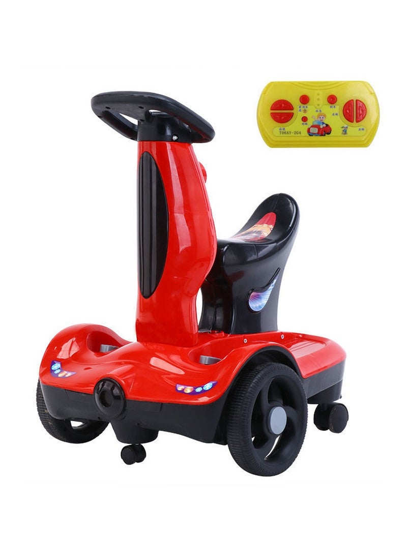 kids car electric motorbike Rechargeable rider with remote control toy stroller student scooter infant drift balance car