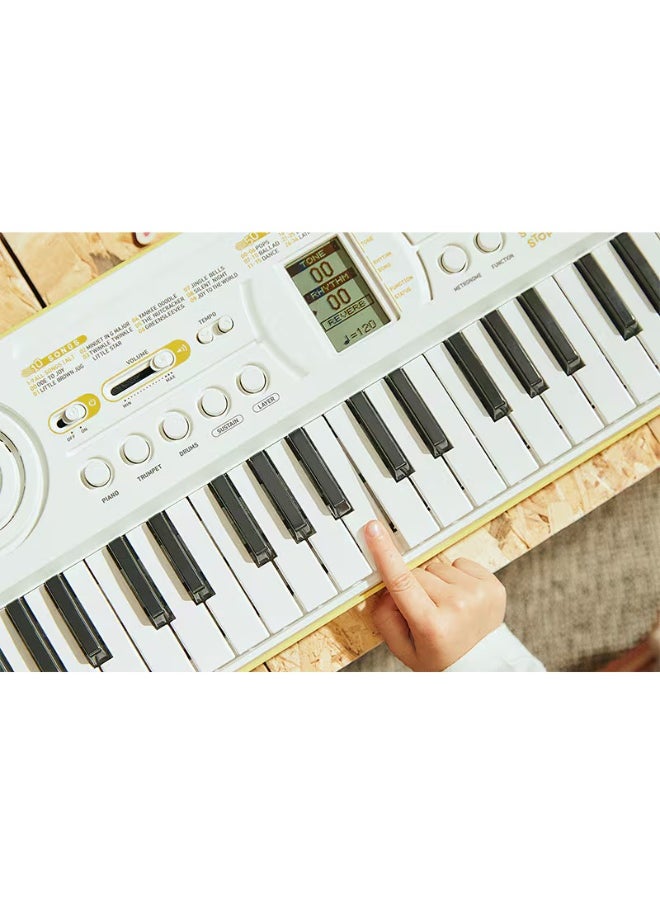 CASIO Casiotone SA‑80 44‑Key Mini Keyboard – 100 Tones, 50 Rhythms, Battery or AC Powered  - Image 4