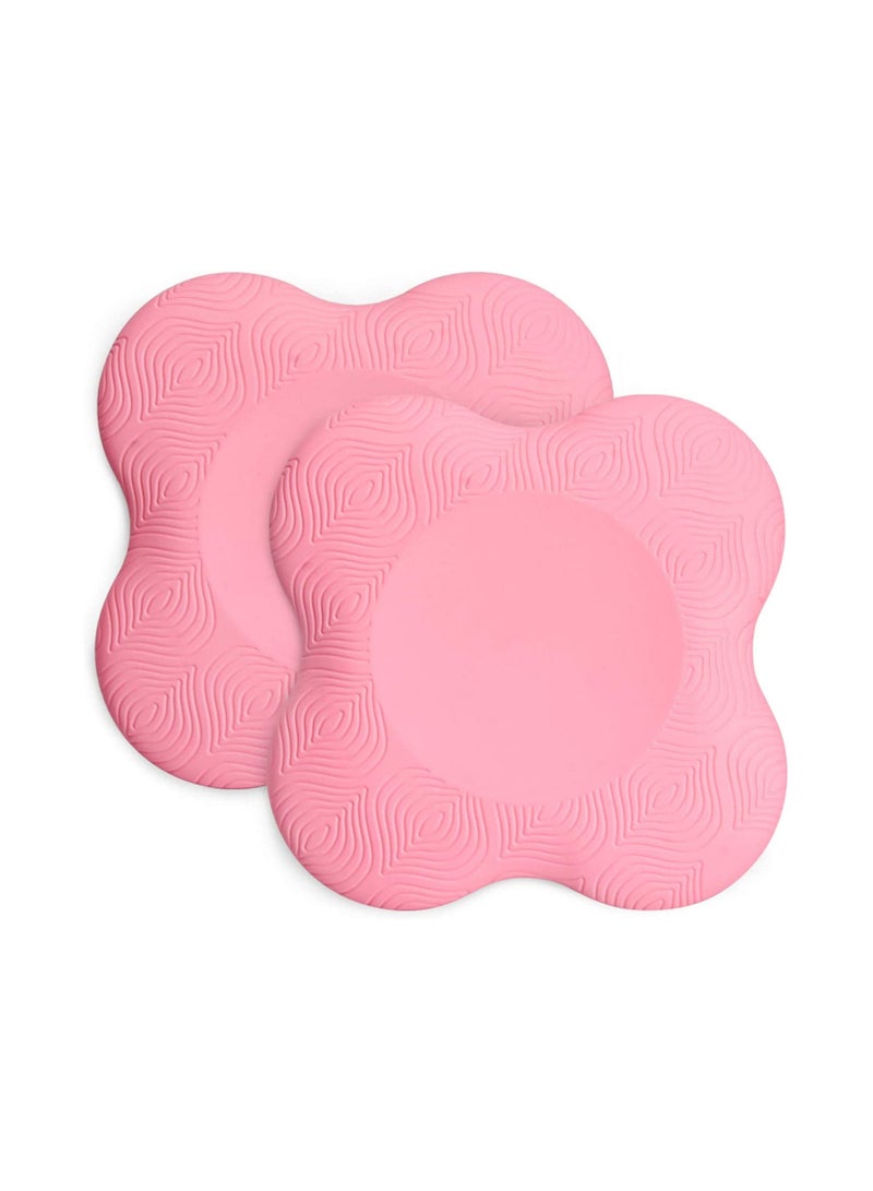 DeloPik (6 Pair)Yoga Knee Pad , Extra Thick Foam Cushion Non-slip Flat Support Pads Kneeling Elbows Pad For Yoga Pilates Home Gym Gardening  - Image 1