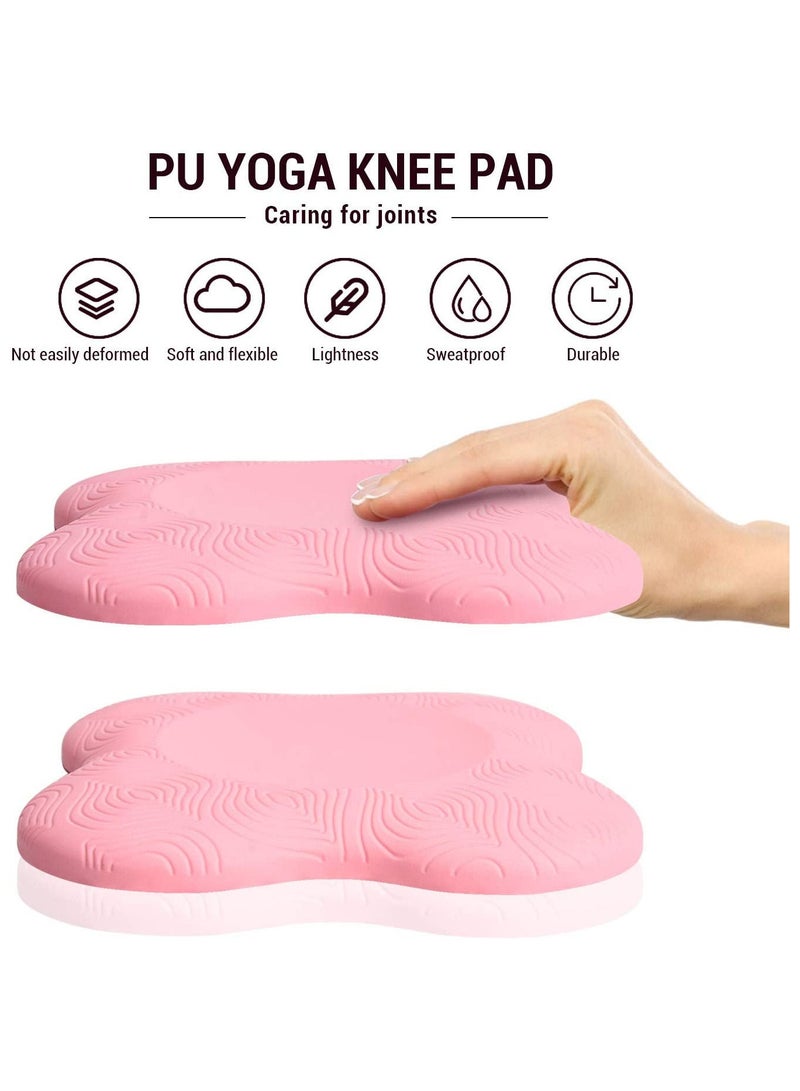 DeloPik (6 Pair)Yoga Knee Pad , Extra Thick Foam Cushion Non-slip Flat Support Pads Kneeling Elbows Pad For Yoga Pilates Home Gym Gardening  - Image 3