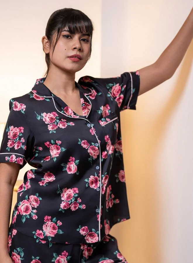 Aadaraya  Aadaraya Short Set Shirt & Shorts for Women | Best Price UAE