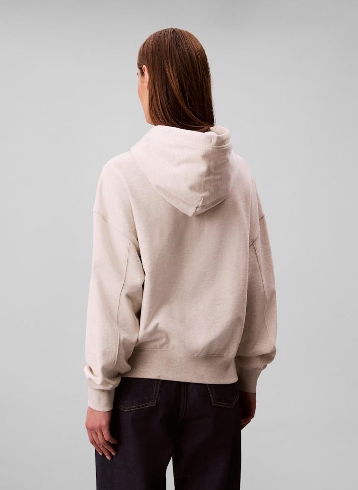 CALVIN KLEIN Logo Pullover Hoodie - Image 2